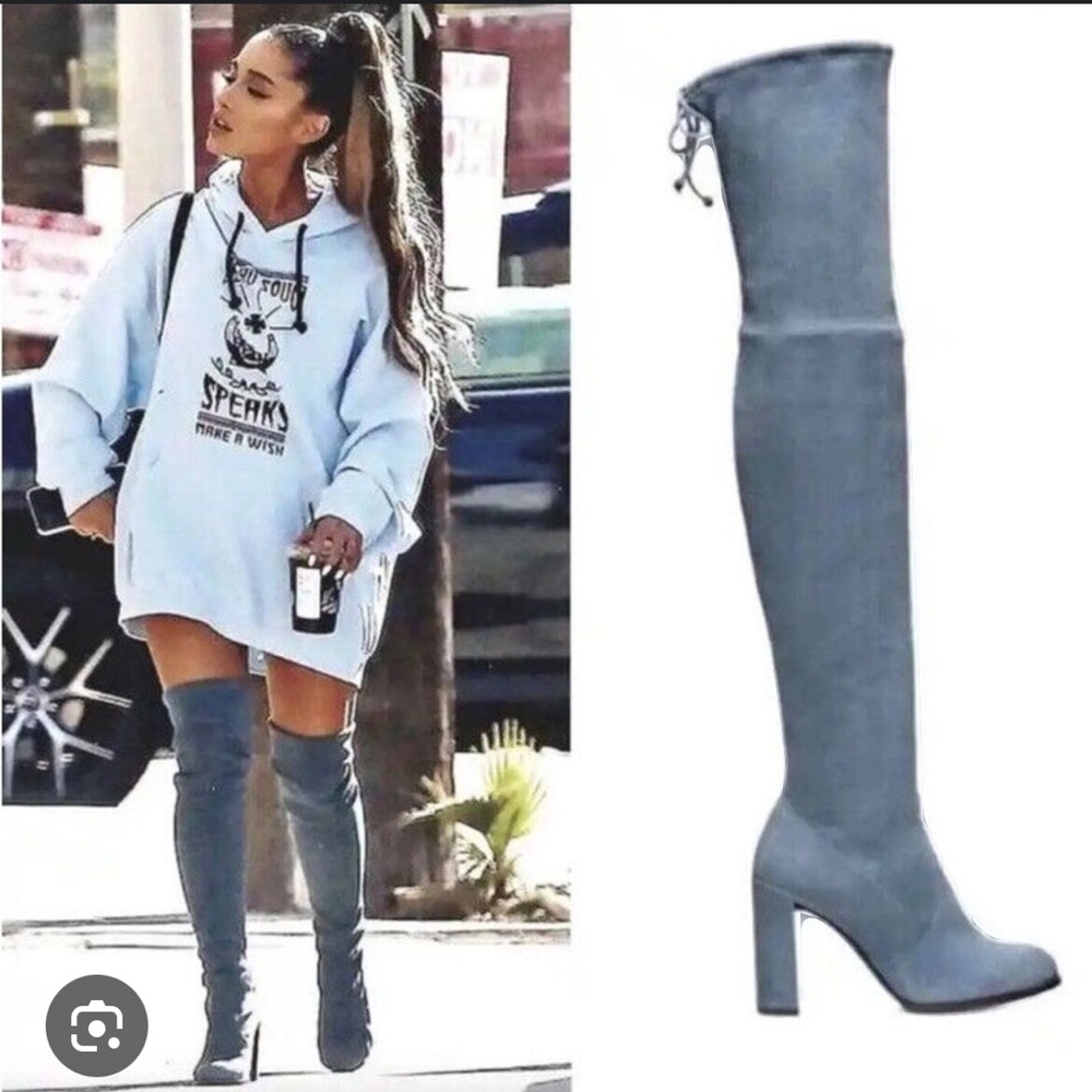 Stuart Weitzman High-line Suede OTK Boots